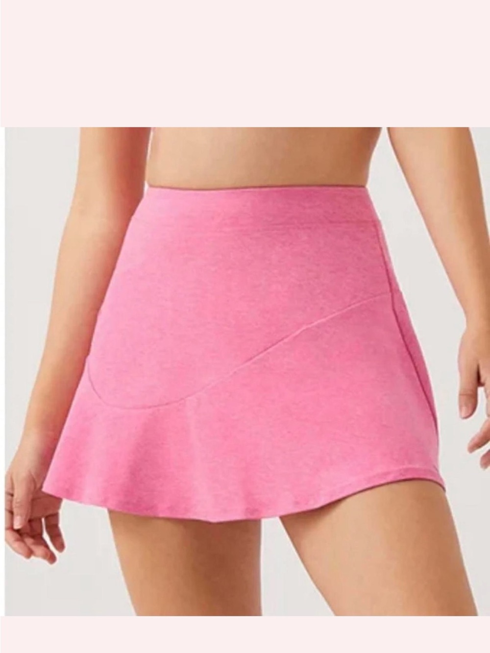 outdoor voices pink flow skort
